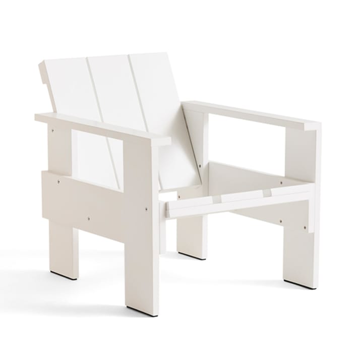 Crate loungestol lackad furu - White - HAY