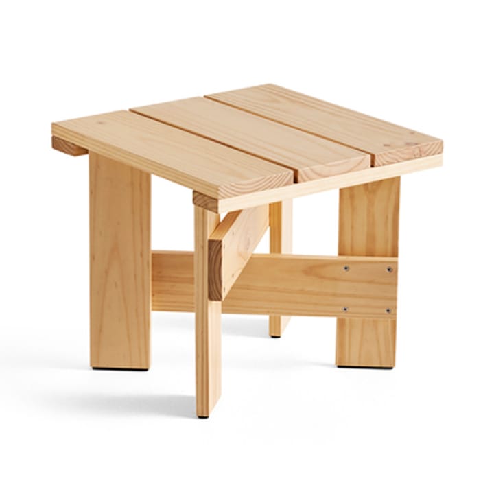 Crate Low Table bord 45x45x40 cm lackad furu - Water-based lacquered pinewood - HAY