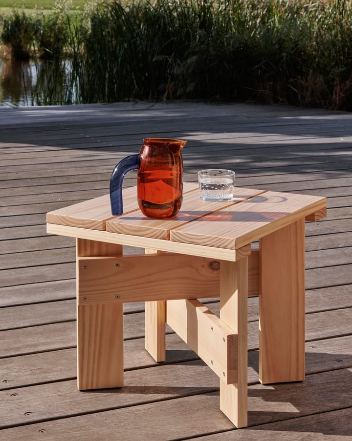 Crate Low Table bord 45x45x40 cm lackad furu - Water-based lacquered pinewood - HAY