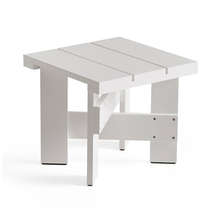 Crate Low Table bord 45x45x40 cm lackad furu - White - HAY