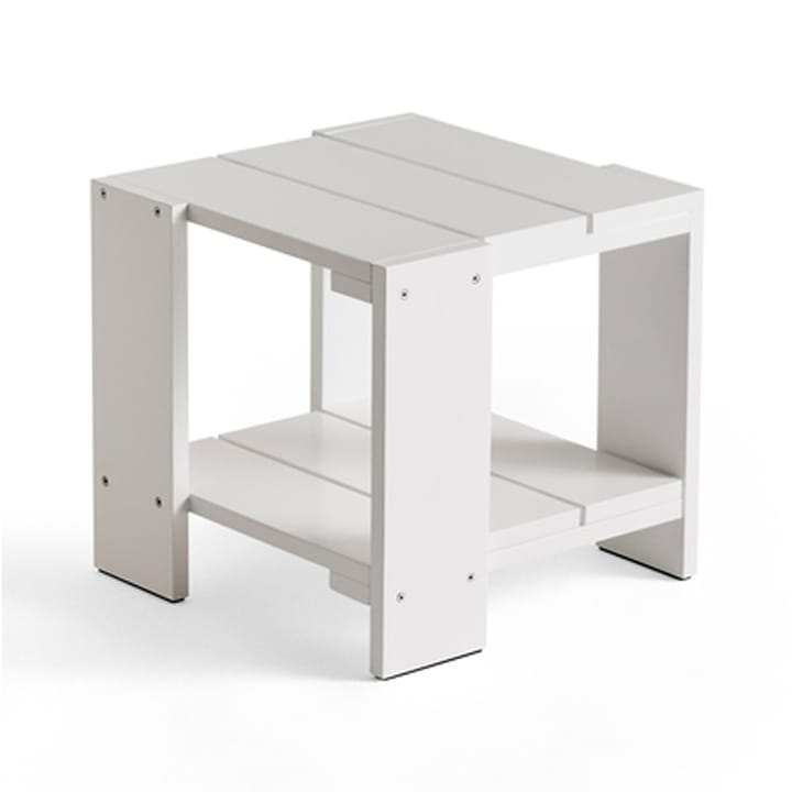 Crate Side Table bord 49,5x49,5x45 cm lackad furu - White - HAY