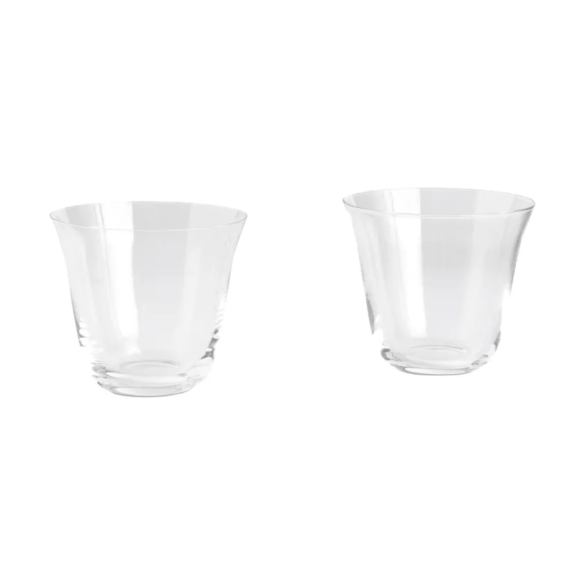 Curve Tumbler dricksglas 2-pack, Clear HAY
