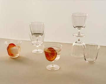 Curve Tumbler dricksglas 2-pack - Clear - HAY