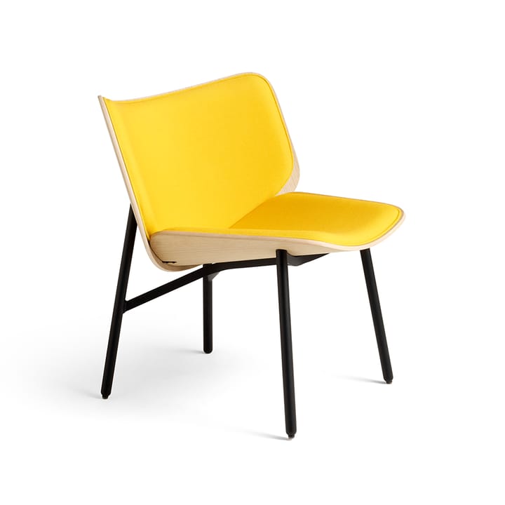 Dapper loungefåtölj, Steelcut trio 446 yellow-ek-svart stativ HAY