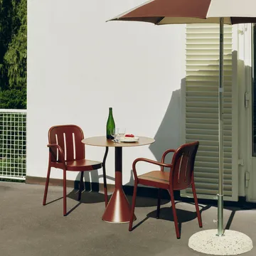 Deville karmstol - Iron red - HAY