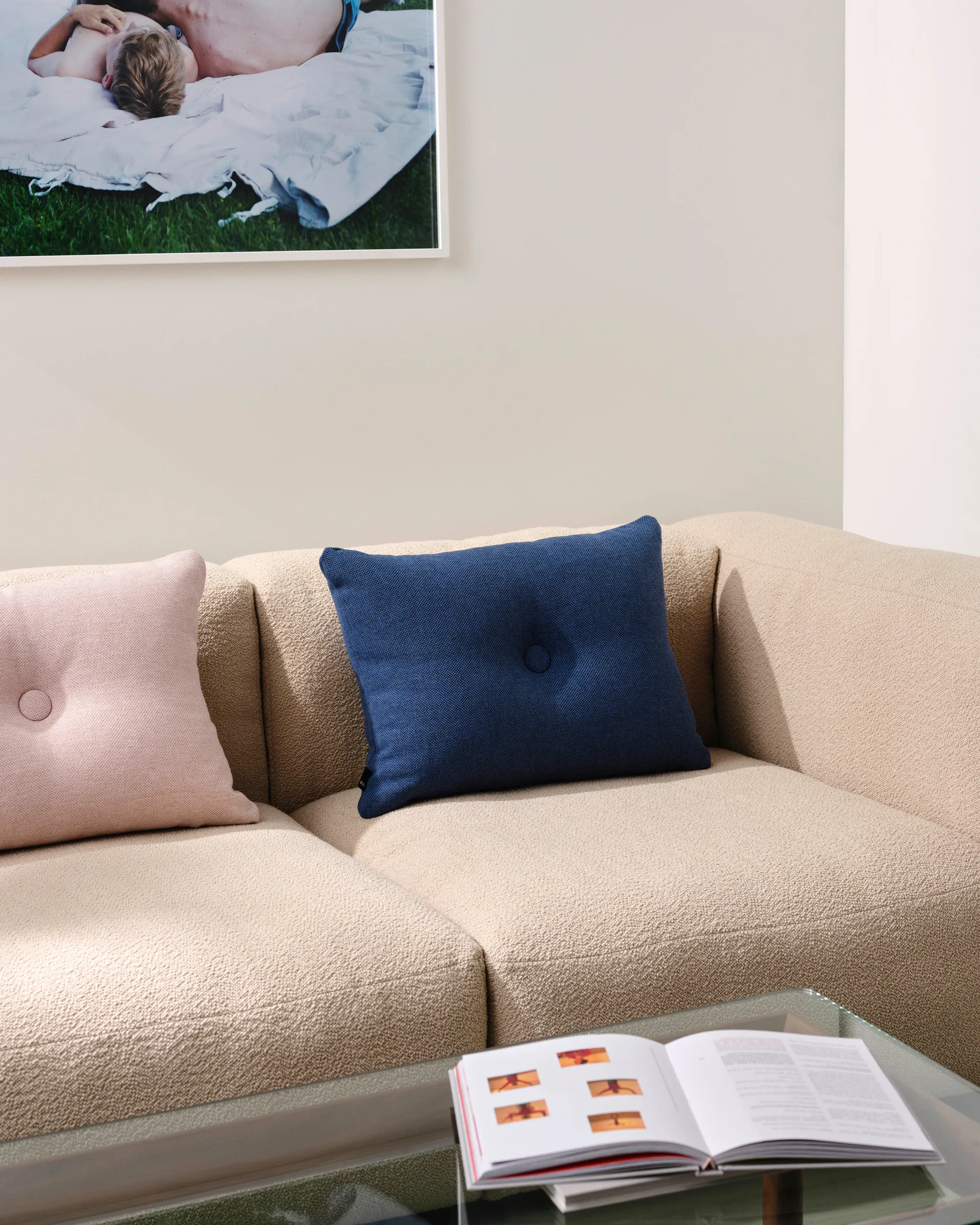 Dot Cushion Mode 1 dot kudde 45x60 cm, Pastel pink HAY