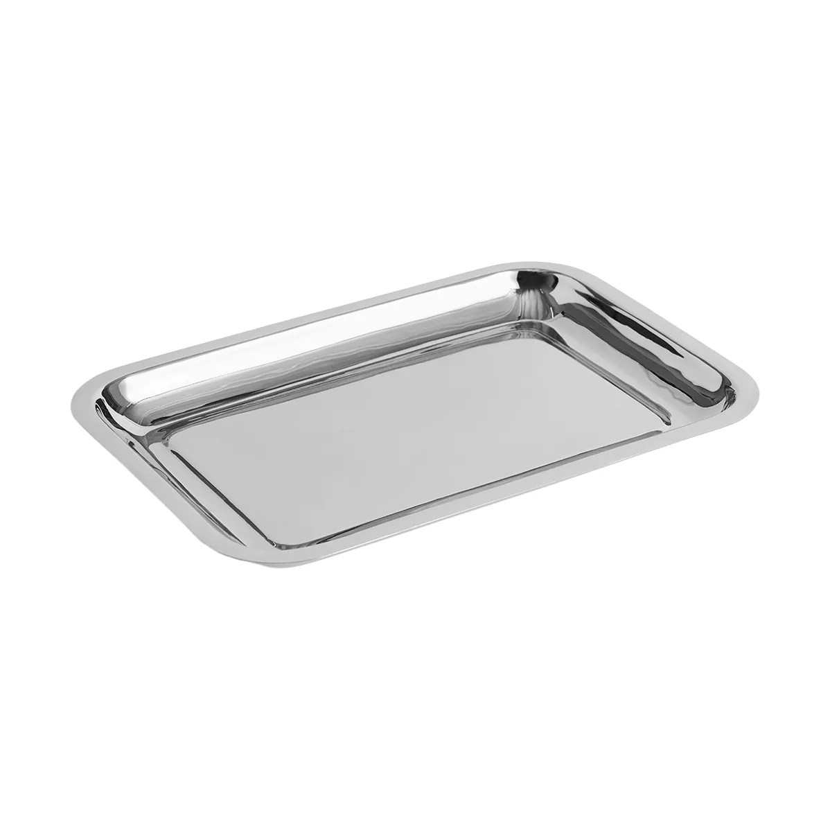 Essential Steel serveringsfat, Rostfritt stål, rektangulär, small HAY