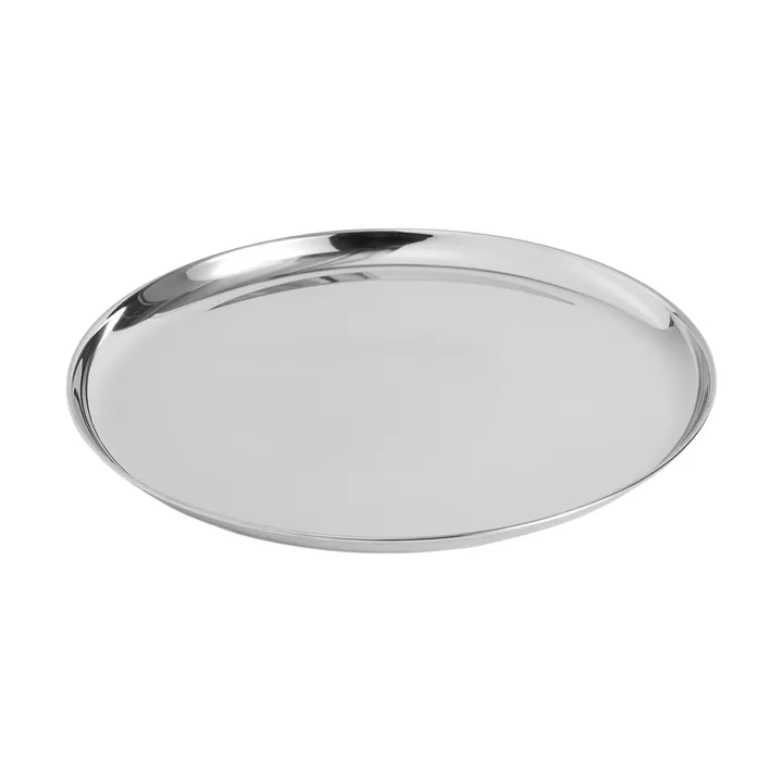 Essential Steel serveringsfat - Rostfritt stål, rund, medium - HAY