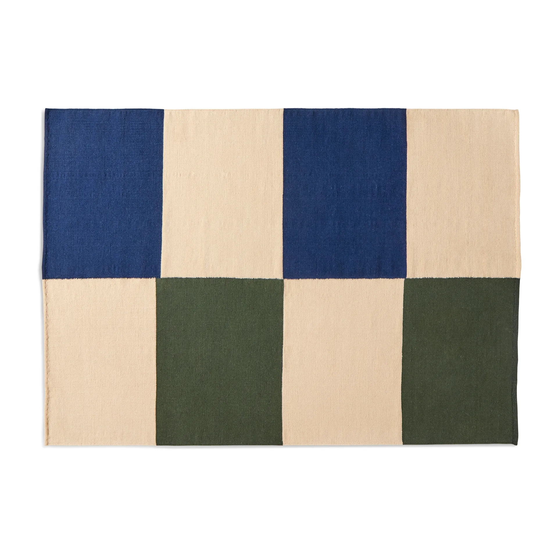 Ethan Cook Flat Works matta 170x240 cm, Peach green check HAY