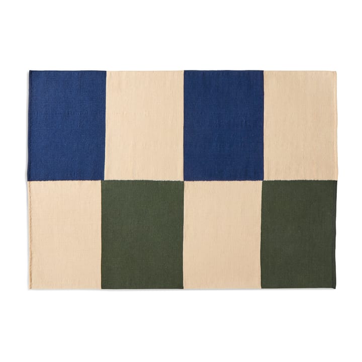 Ethan Cook Flat Works matta 170x240 cm - Peach green check - HAY