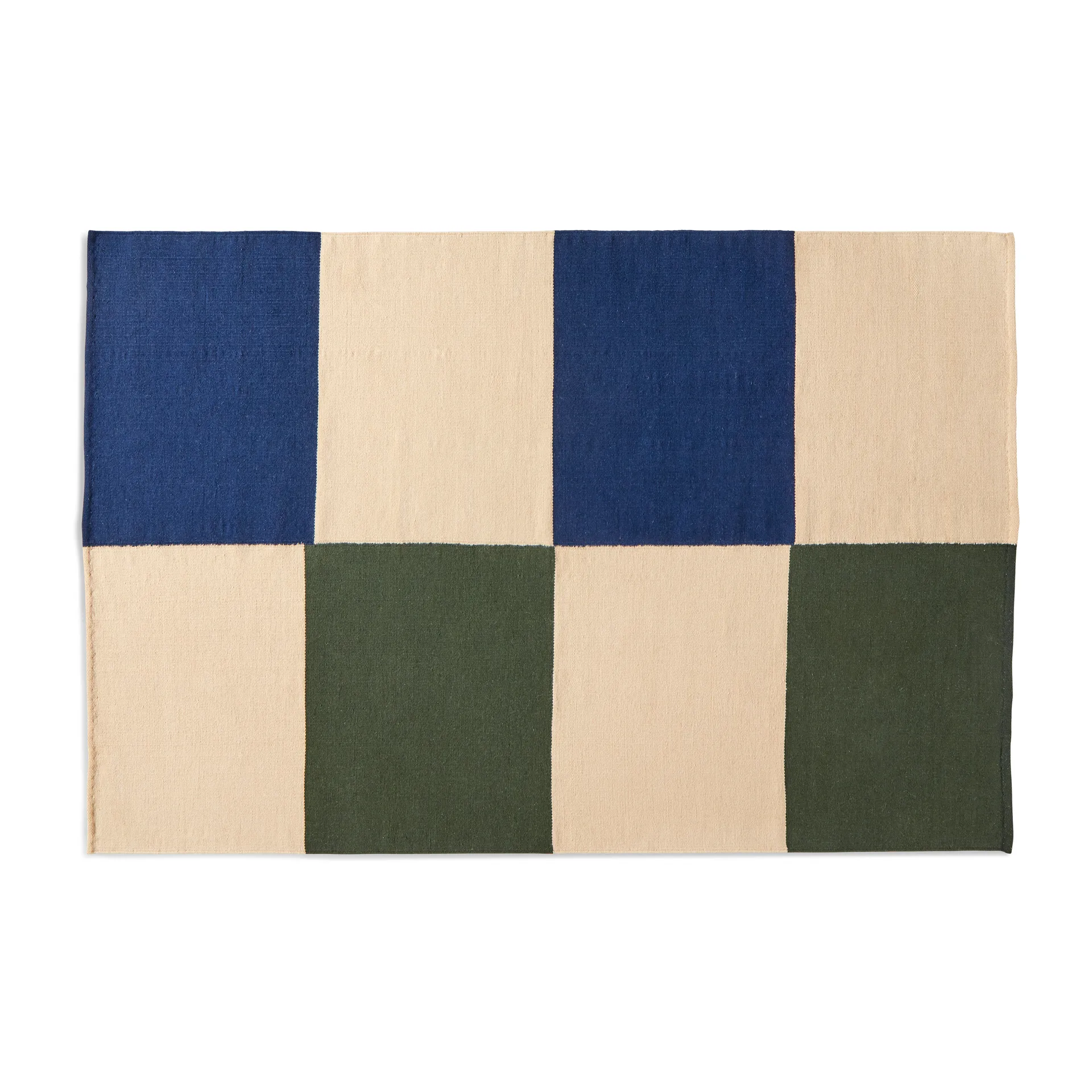 Ethan Cook Flat Works matta 200x300 cm, Peach green check HAY