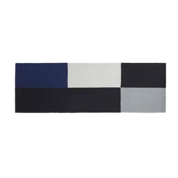 Ethan Cook Flat Works matta 80x250 cm - Black-blue - HAY