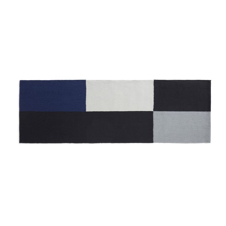 Ethan Cook Flat Works matta 80x250 cm - Black-blue - HAY