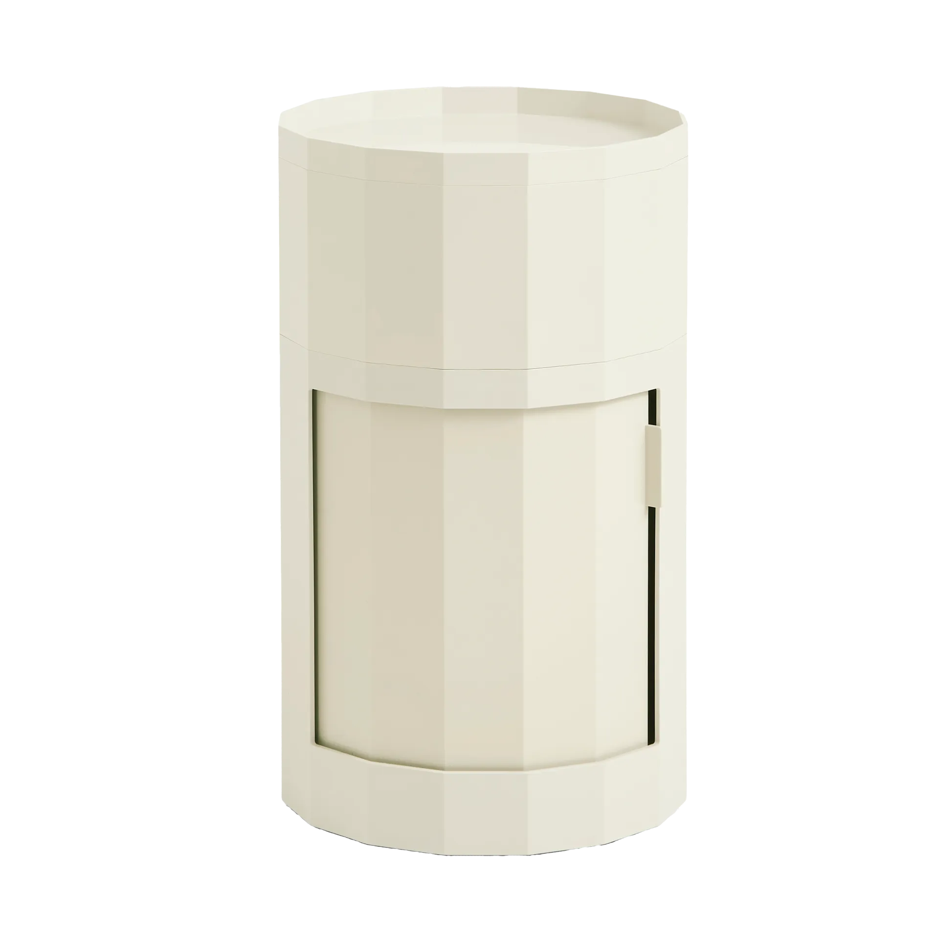 Facet Cabinet 101 sidobord, Eggshell HAY