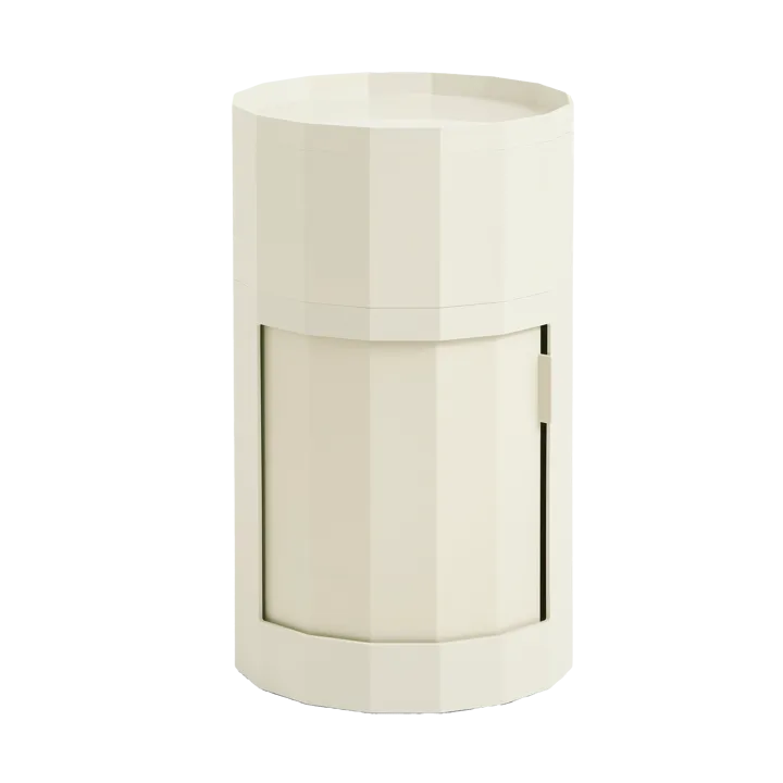 Facet Cabinet 101 sidobord - Eggshell - HAY