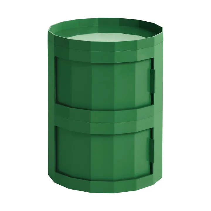 Facet Cabinet 20 sidobord - Spinach green - HAY