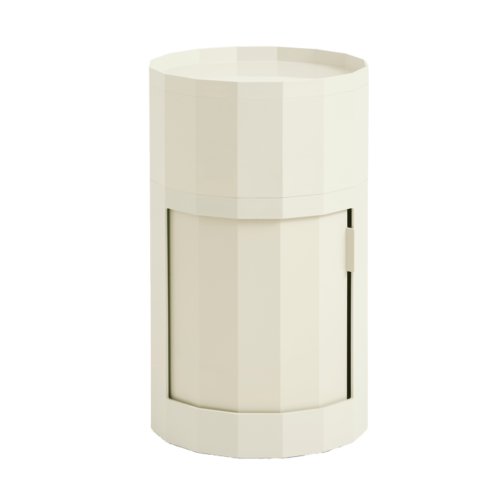 Facet Cabinet high sidobord 66 cm - Eggshell - HAY
