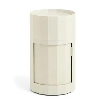 Facet Cabinet high sidobord med fötter-hjul 66 cm - Eggshell - HAY