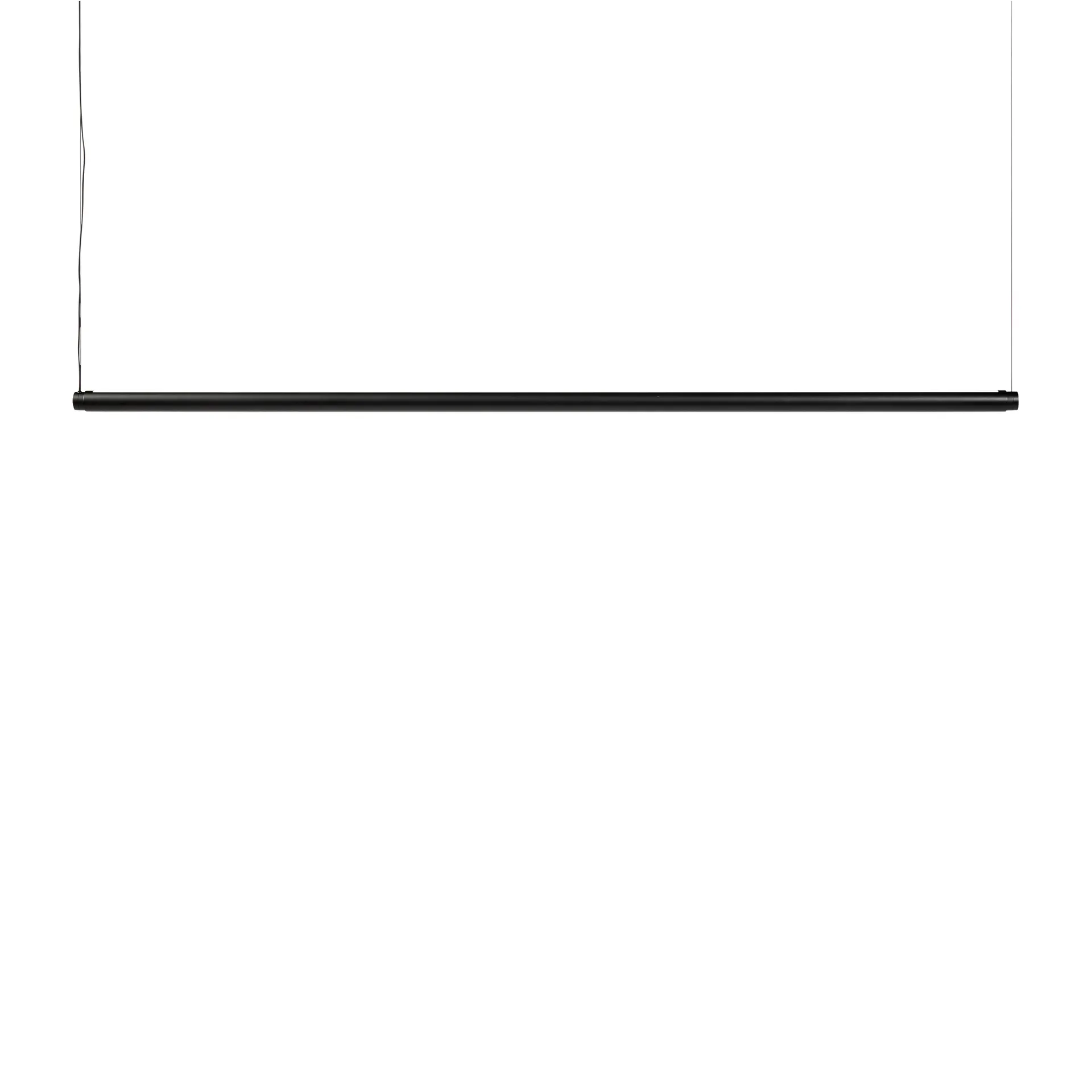 Factor Linear Suspension taklampa 1500 Diffused, Clear anodised aluminium HAY