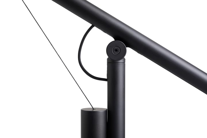 Fifty-Fifty bordslampa, Soft black HAY