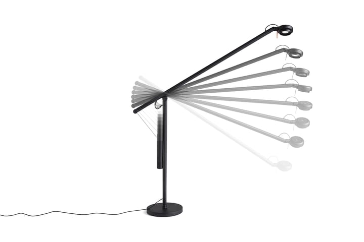 Fifty-Fifty bordslampa, Soft black HAY