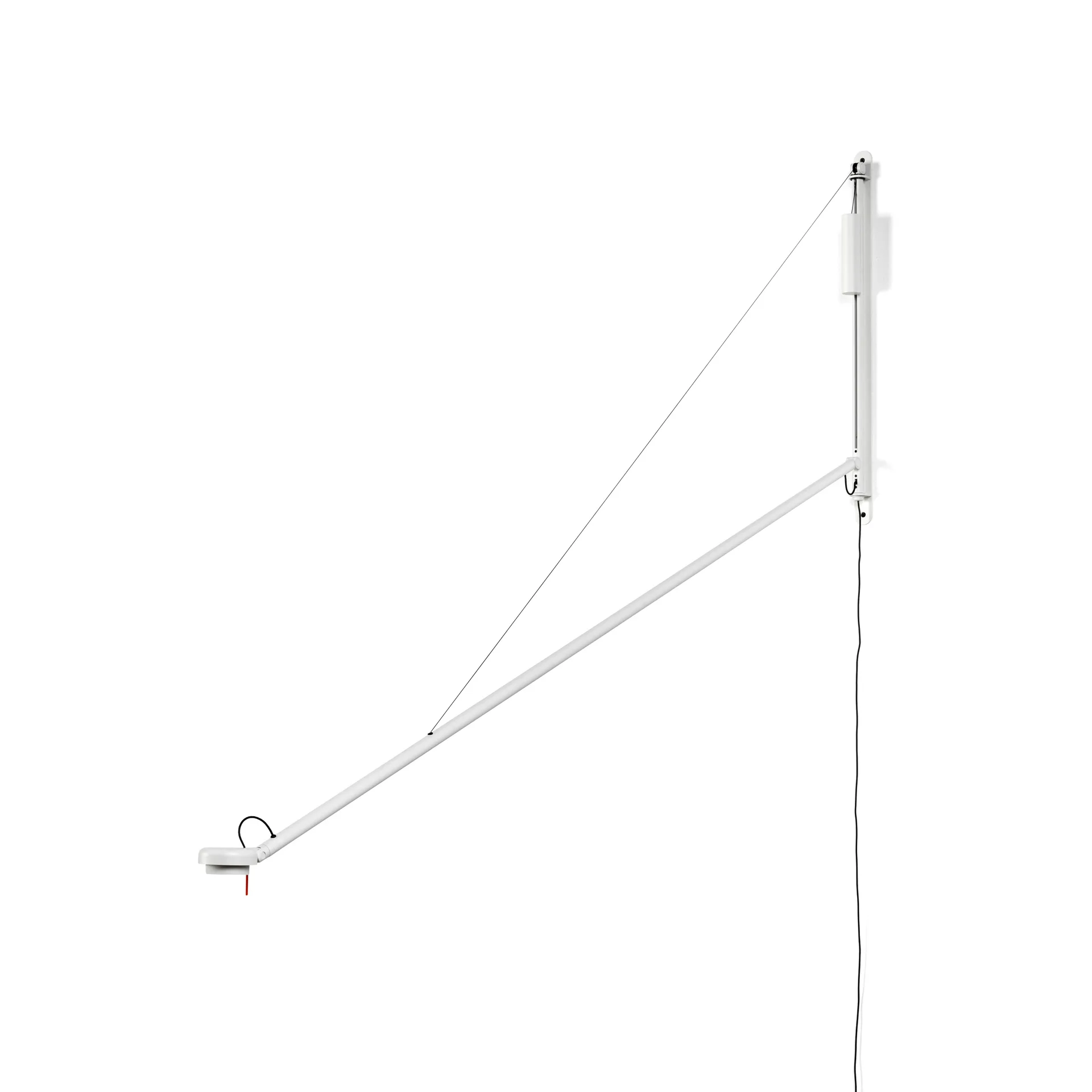 Fifty-Fifty vägglampa, Cream white HAY