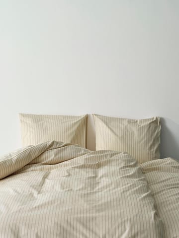 Fineline påslakan 150x210 cm - Ivory - HAY