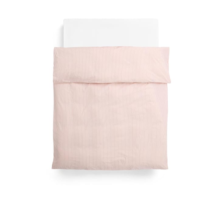 Fineline påslakan 150x210 cm - Soft pink - HAY