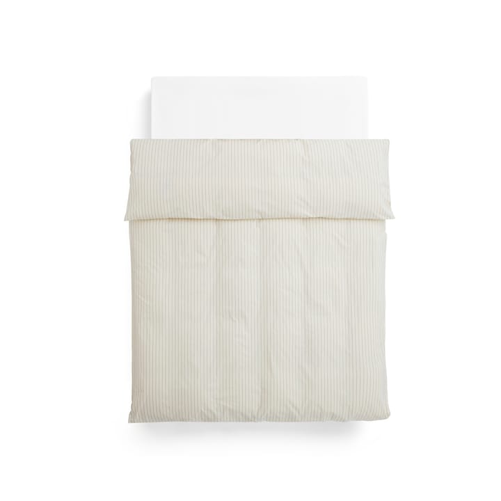 Fineline påslakan 220x240 cm - Ivory - HAY