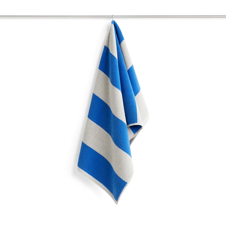 Frotté Stripe handduk 50x100 cm - Blue - HAY