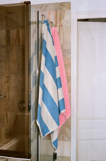 Frotté Stripe handduk 50x100 cm - Blue - HAY