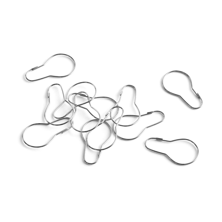 Gardinringar till duschdraperi 12-pack - Chrome - HAY