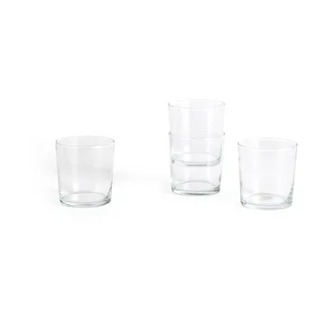 Glass dricksglas M 36 cl 4-pack - Klar - HAY