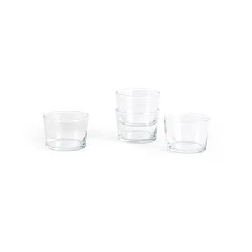 Glass dricksglas S 22 cl 4-pack - Klar - HAY
