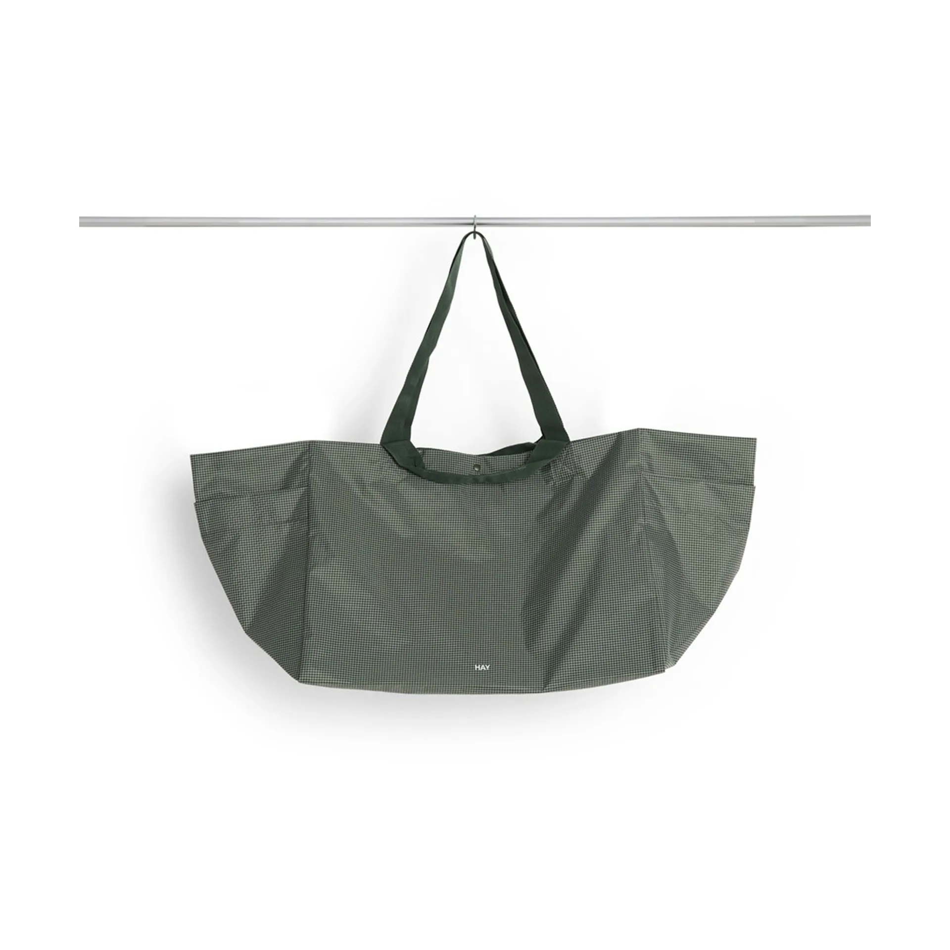 Grid Weekend Bag väska, Dark green, large HAY