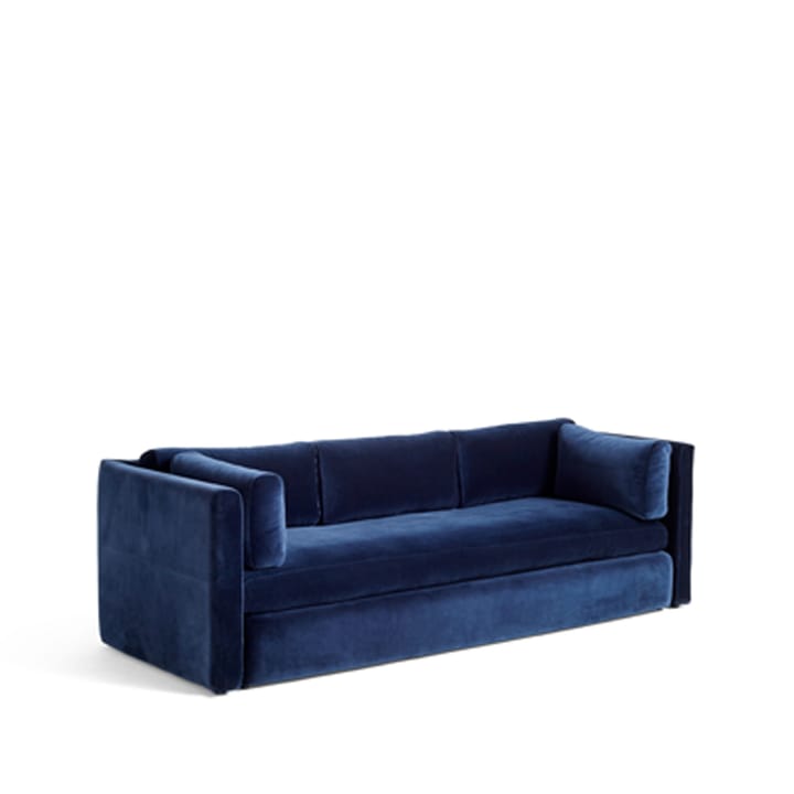 Hackney 3-sits soffa - tyg lola 5647 navy blue - HAY