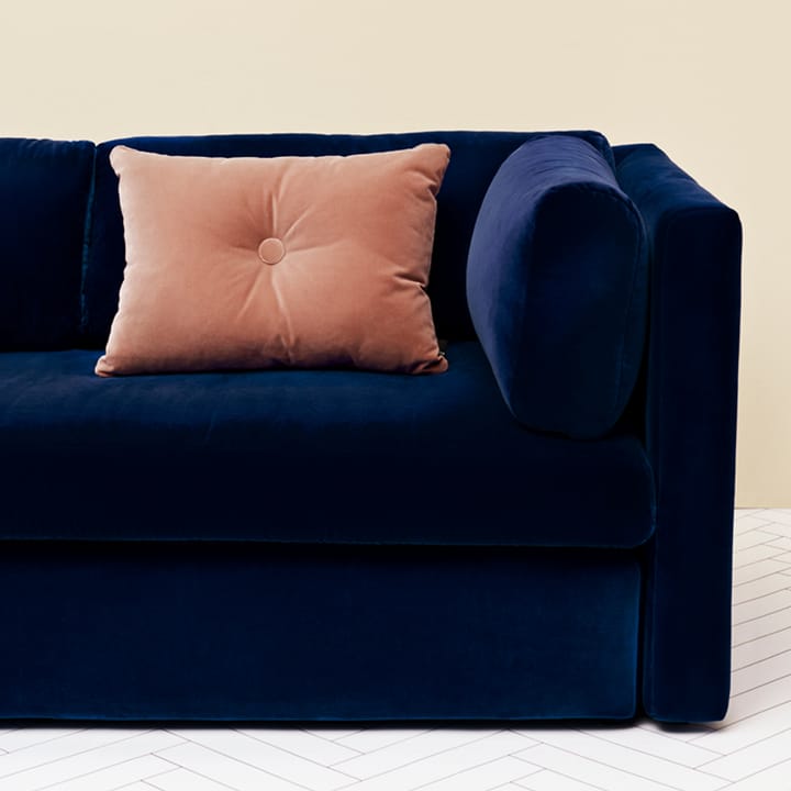 Hackney 3-sits soffa - tyg lola 5647 navy blue - HAY