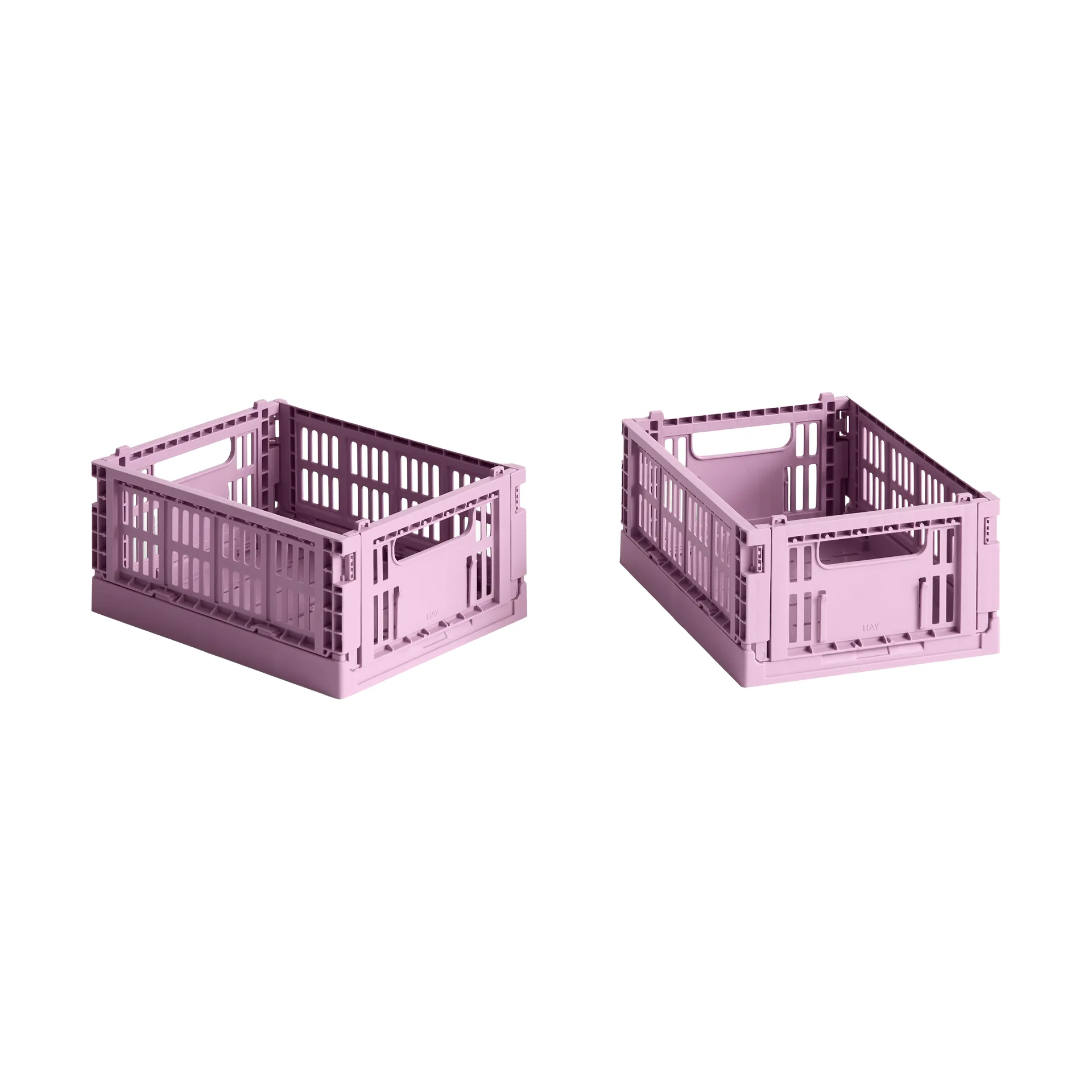 HAY Colour Crate Mini 13x17 cm 2-pack, Dusty rose HAY