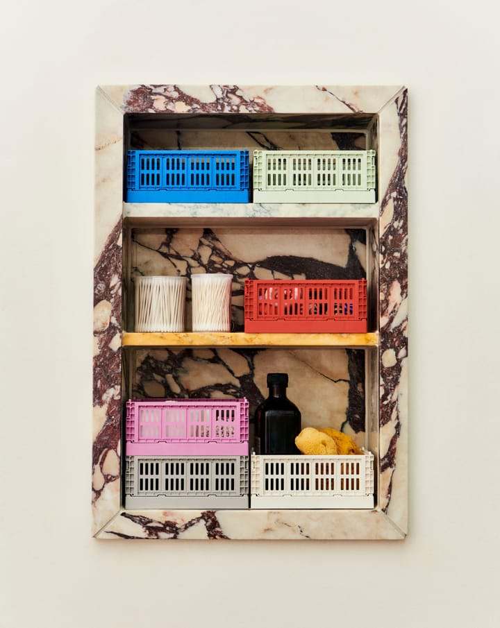 HAY Colour Crate Mini 13x17 cm 2-pack, Mint HAY