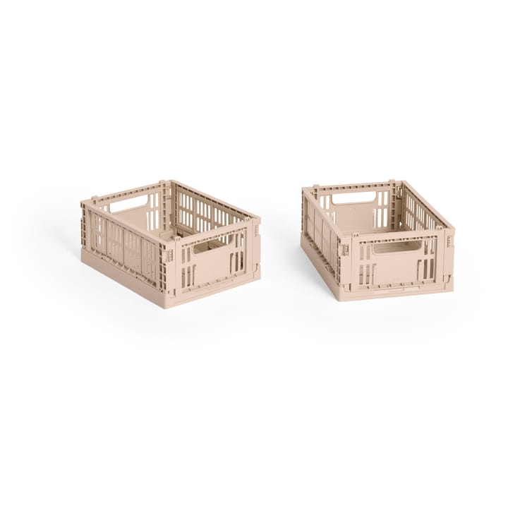 HAY Colour Crate Mini 13x17 cm 2-pack - Powder - HAY