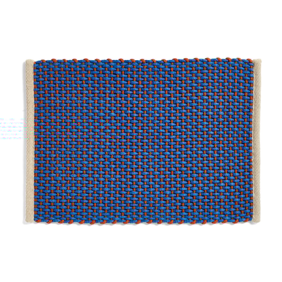 HAY dörrmatta 50x70 cm Blue | Skandinavisk Design | Dörrmattor | Blå