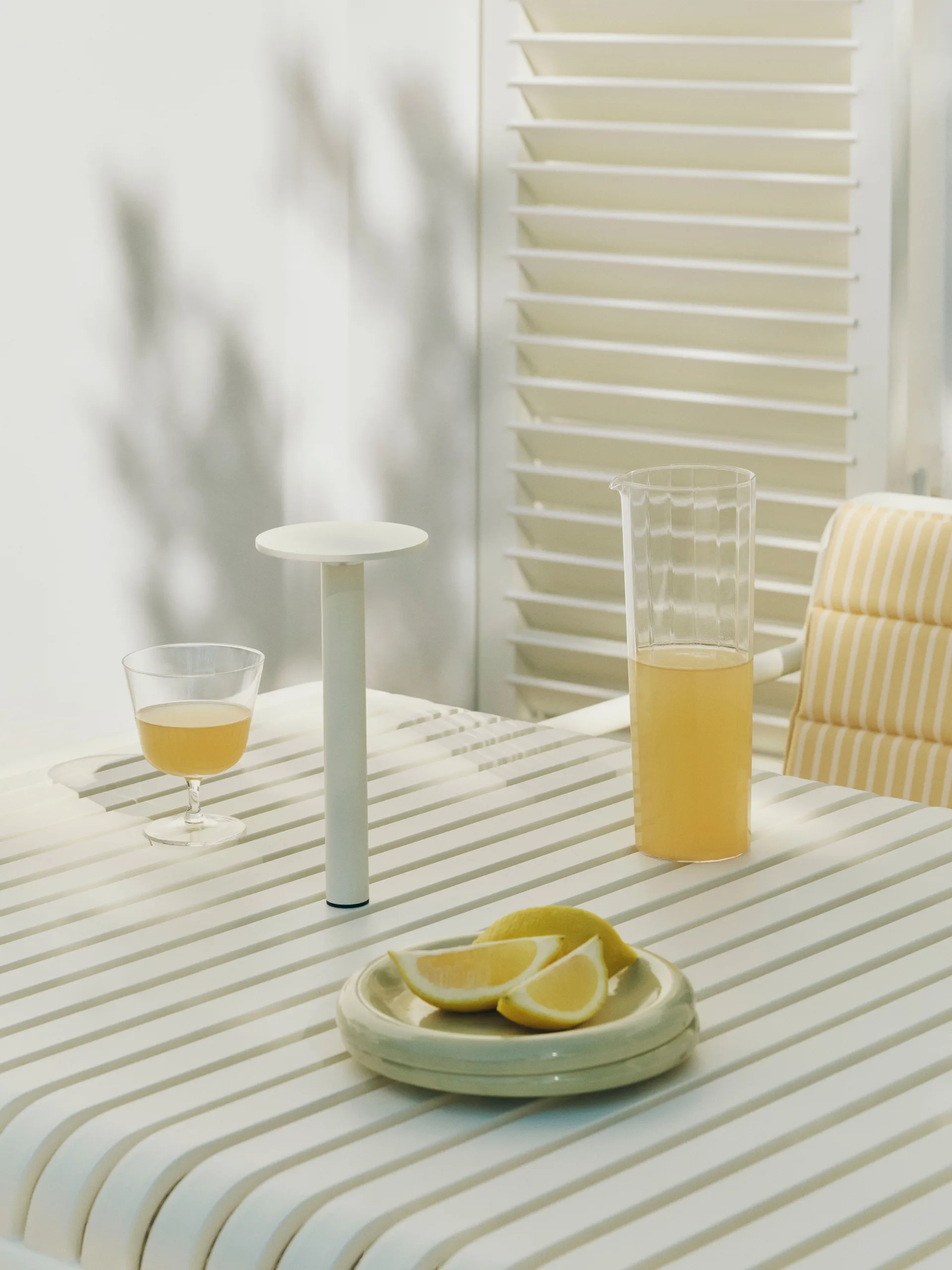 Host portabel lampa, Cream white, 22 cm HAY