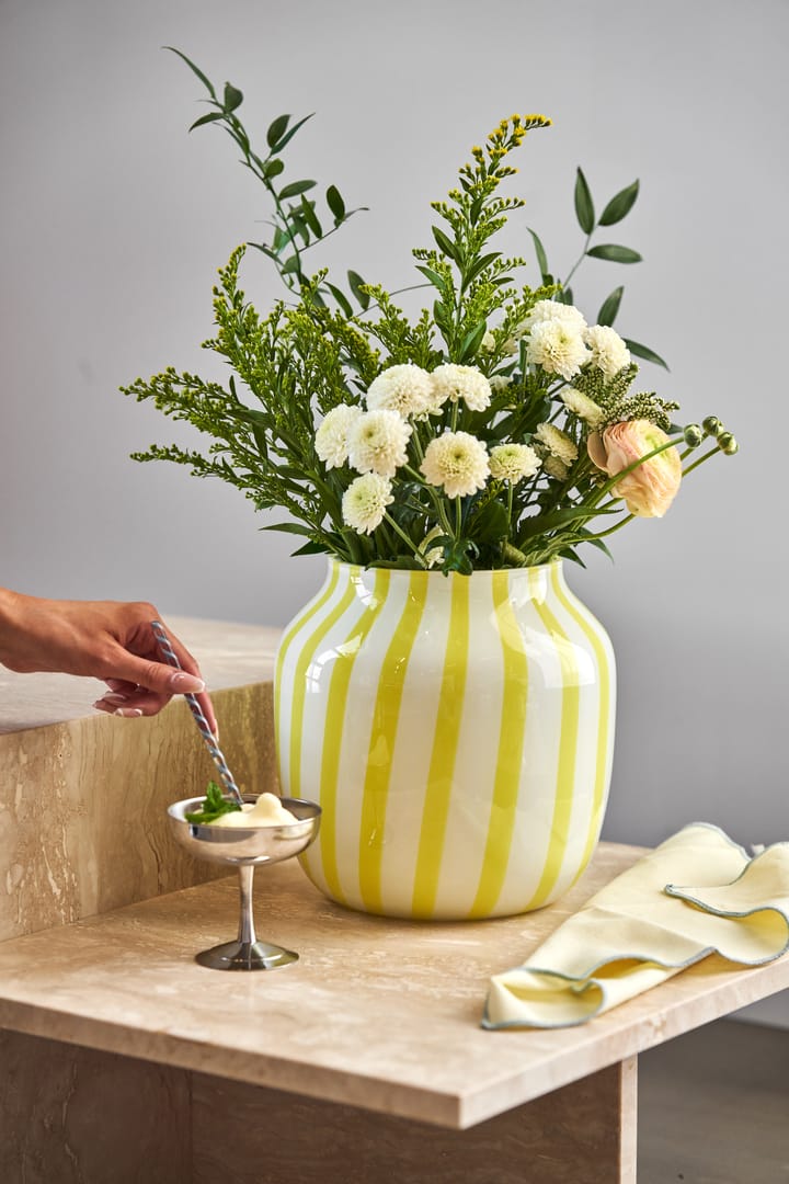 Juice Wide vas 22 cm, Yellow HAY