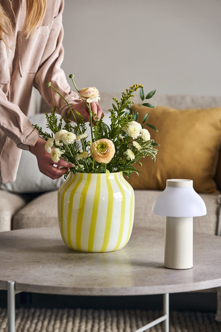 Juice Wide vas 22 cm, Yellow HAY