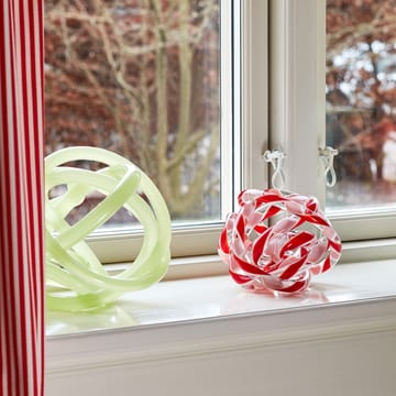 Knot No 2 L glasskulptur - Light green - HAY