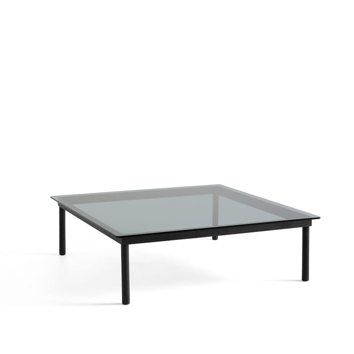 Kofi soffbord, black oak-glastopp-gråtonat-b120 cm HAY