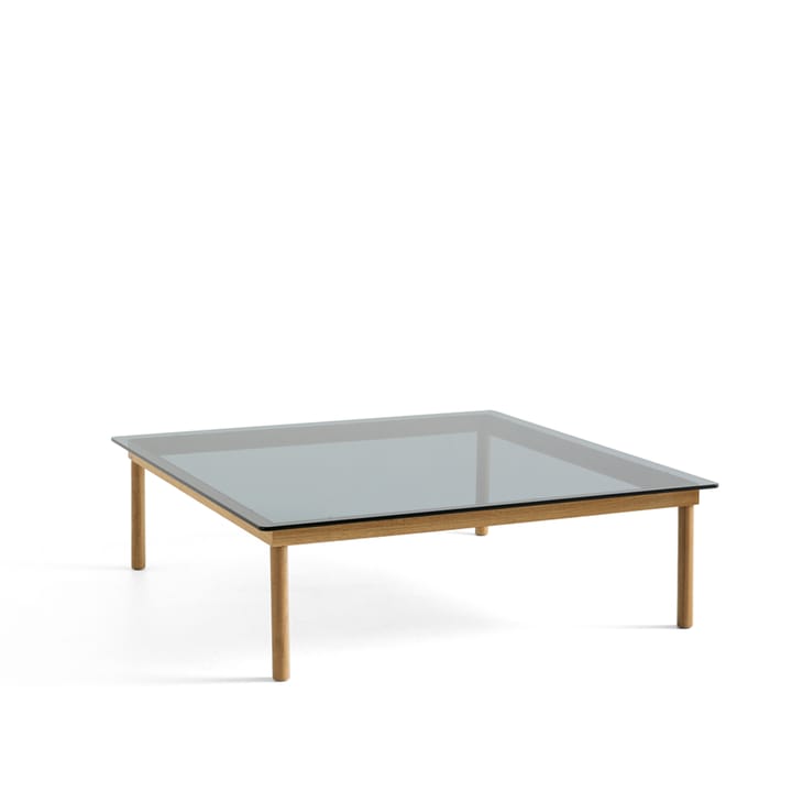Kofi soffbord, oak-glastopp-gråtonat-b120 cm HAY