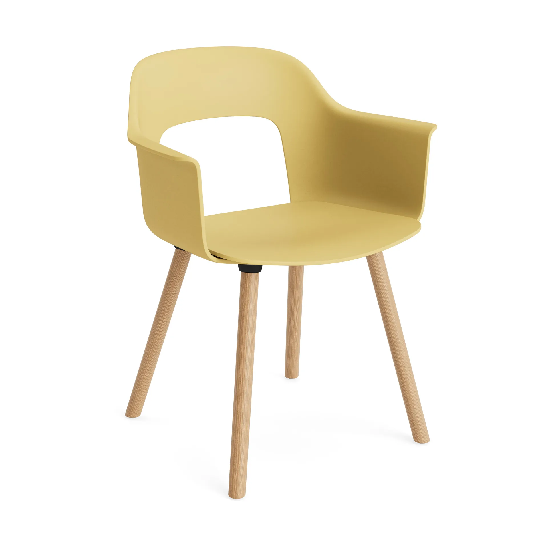 Layout Armchair 221 karmstol, Biscotti-lackerad ek HAY