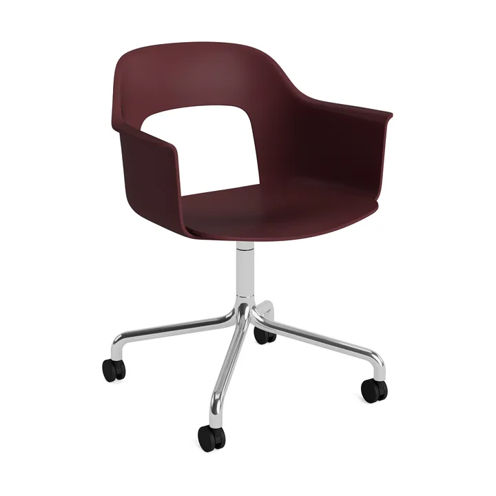 Layout Armchair 261 stol - Bordeaux-polerad aluminium - HAY