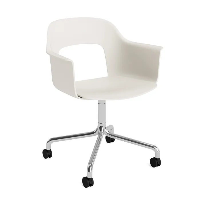 Layout Armchair 261 stol - Cream white-polerad aluminium - HAY